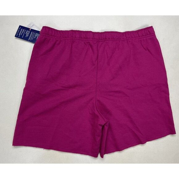 Champion Powerblend 6.5" Moisture Wicking Gym Sweat Shorts Women XXL Pink NWT - Picture 3 of 8